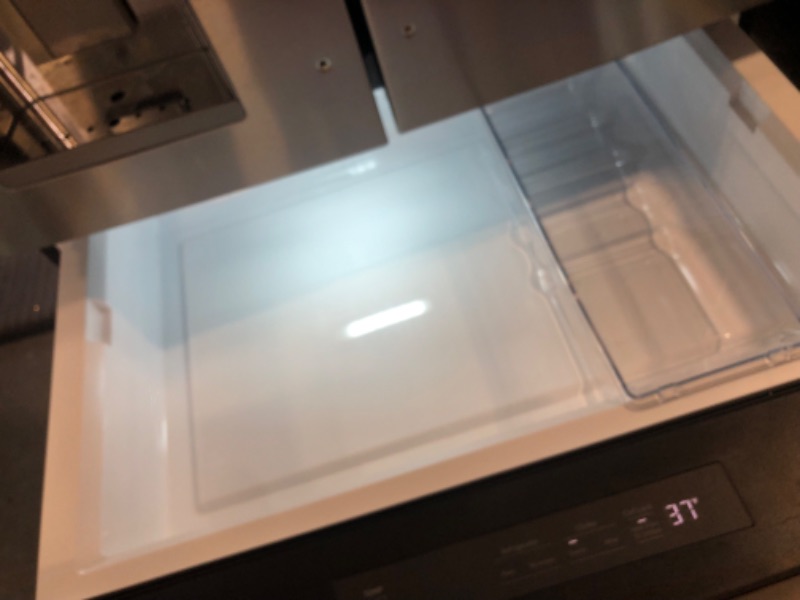 Photo 1 of GE Profile 27.9-cu ft Smart French Door Refrigerator with Ice Maker and Door within Door (Fingerprint-resistant Stainless Steel) ENERGY STAR