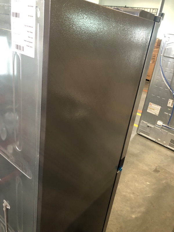Photo 4 of Whirlpool 19.4-cu ft 4-Door Counter-depth French Door Refrigerator with Ice Maker (Fingerprint-resistant Stainless Finish) ENERGY STAR