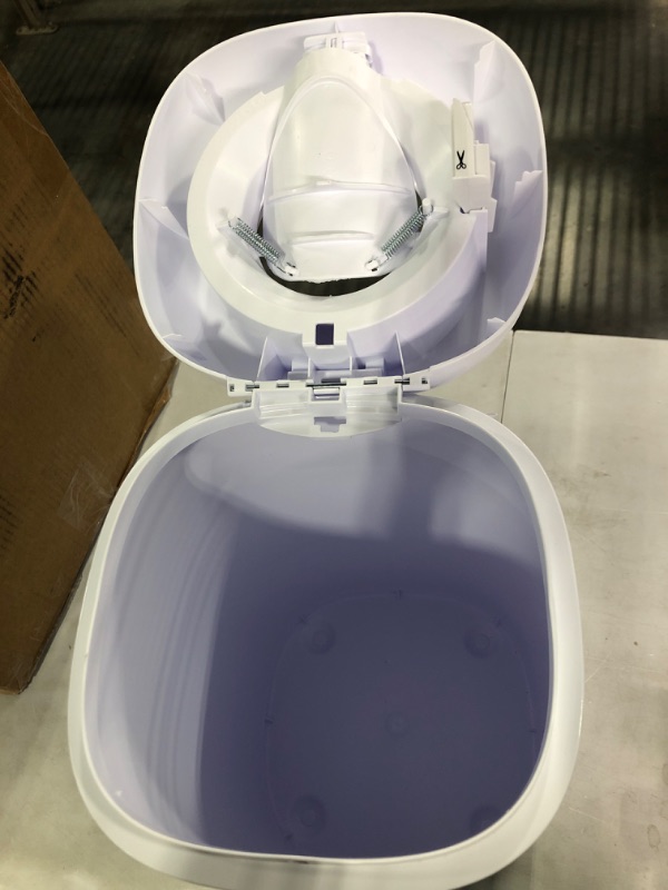 Photo 1 of Diaper Genie Signature Pail Includes 1 Easy Roll Refill with 18 Bags | Holds Up to 846 Newborn-Sized Diapers Per Refill New Signature Pail + Long-Lasting Refill