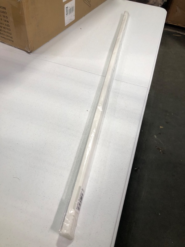 Photo 2 of 4 Ft. Long White Plastic Sliding Door Track Set for 1/4" Thick Panels (Pack of 1) by Outwater Plastics 4 Feet (48 Inches) White