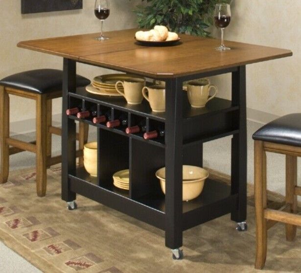 Photo 1 of Intercon Dining Table with Casters - 48"