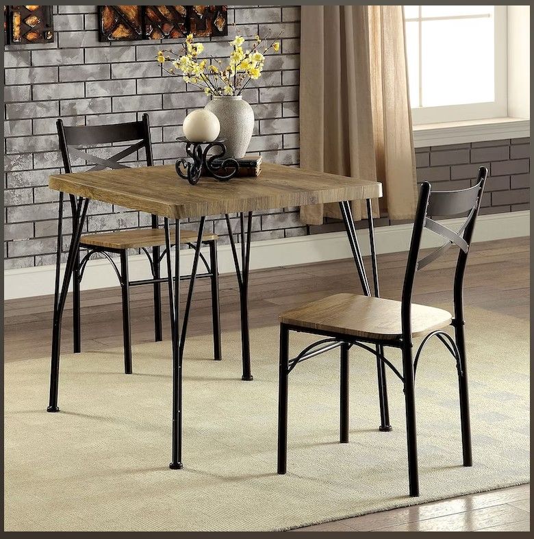 Photo 1 of Furniture of America Casual Dining 3 PC. Dining Table Set