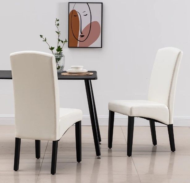 Photo 1 of Modern Faux Leather 2 Piece Dining Room Chair