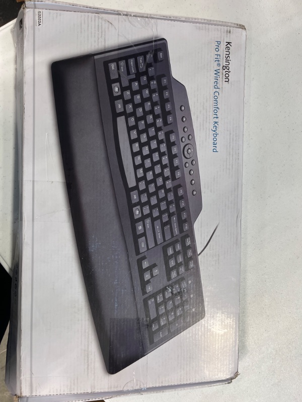 Photo 2 of Kensington Pro Fit Wired Comfort Keyboard (K72402US),Black