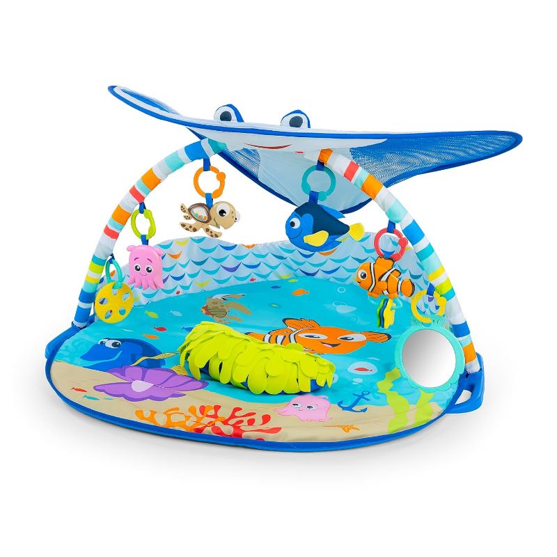 Photo 1 of Bright Starts Disney Baby Finding Nemo Mr. Ray Ocean Lights & Music Gym, Ages Newborn +
