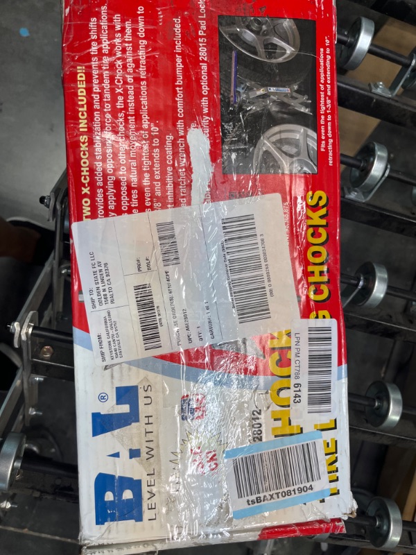 Photo 1 of X-Chock Wheel Stabilizer - Pair - One Handle - 28012 