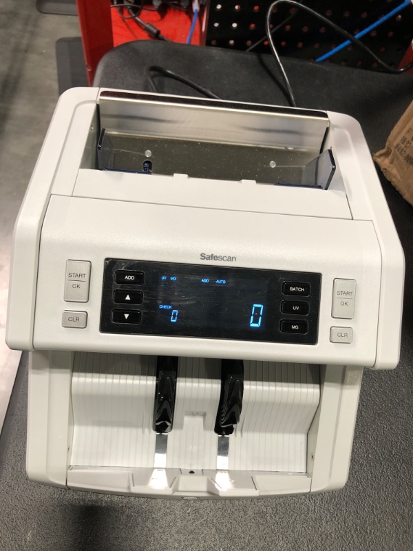 Photo 2 of Safescan 2210 - Banknote Counter for Sorted banknotes with 2-Point Counterfeit Detection - Suitable for Polymer Notes Including The New £20