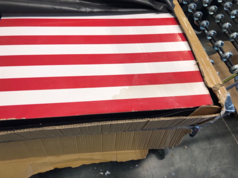 Photo 3 of PetGirl 4'x 2' Stars & Stripes Flag Wood Cornhole Set - Includes 2 Regulation Size Cornhole Boards, 8 All-Weather Bean Bags and Travel Case, Toss Game for Outdoor, Tailgate, Backyard 4'x2' American Flag Density Board(MDF)