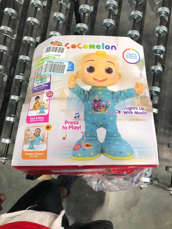 Photo 2 of CoComelon Dancing JJ Feature Doll - Learn to Dance with JJ - Lights, Sounds, Songs, Freeze Dance, and More - Move and Groove with 14” JJ - Toys for Babies, Toddlers, and Preschoolers