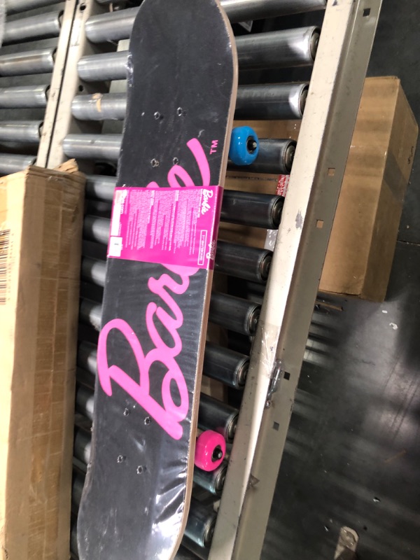 Photo 1 of Barbie Skateboard with Printed Graphic Grip Tape - Great for Kids and Teens, Cruiser Skateboard with ABEC 5 Bearings, Durable Deck, Smooth Wheels