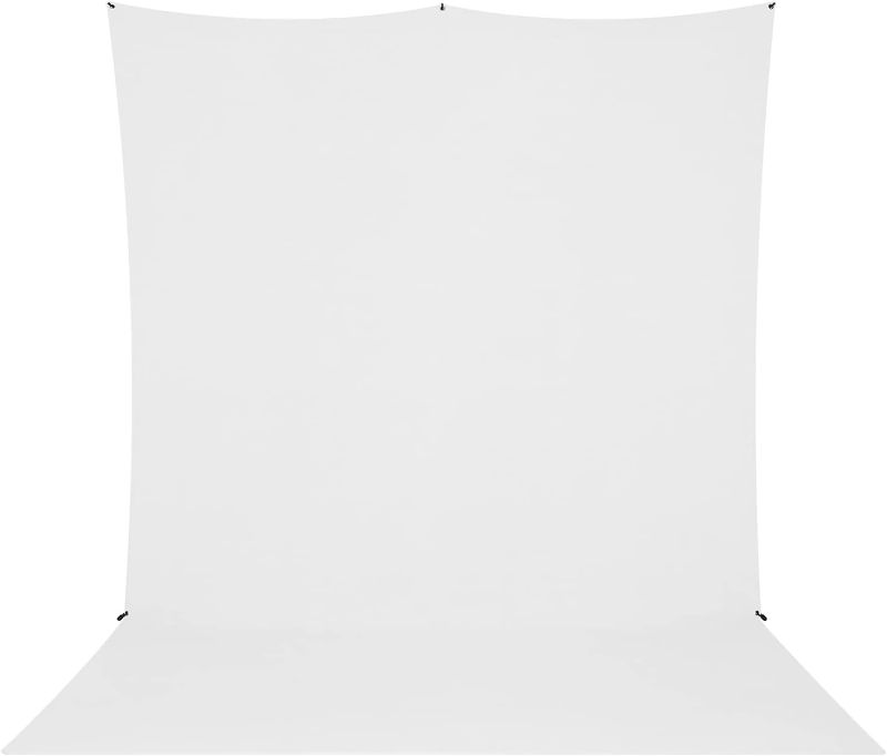 Photo 1 of 
Westcott X-Drop Pro Wrinkle-Resistant 8' x 13' (2.44 x 3.96m) Sweep Backdrop for Full-Body Photos & Group Portraits, Video Interviews