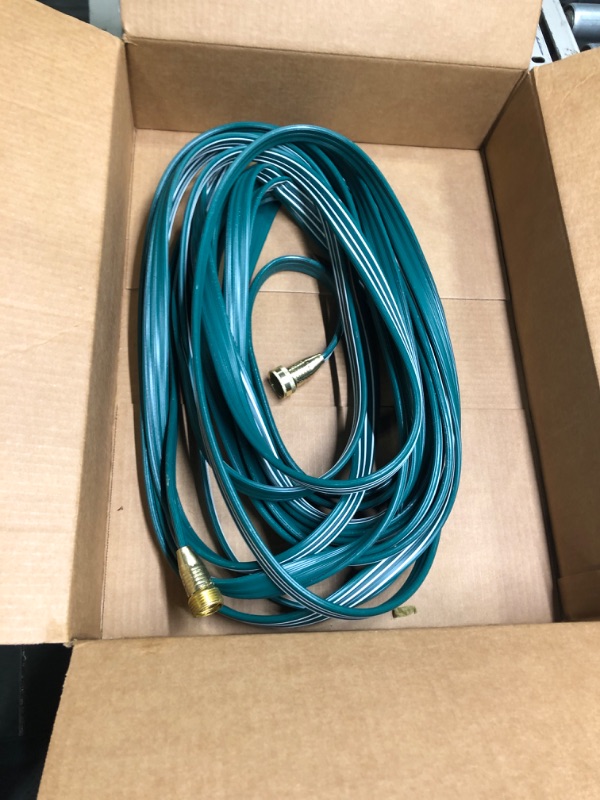 Photo 4 of Worth Garden Long Hose 5/8 in. x 50 ft. No leak, Durable and Lightweight Green PVC Garden Water Hose with Solid Aluminum Hose Fittings, Male to Female Fittings, 8 YEARS WARRANTY 5/8"x50'(50 Feet)