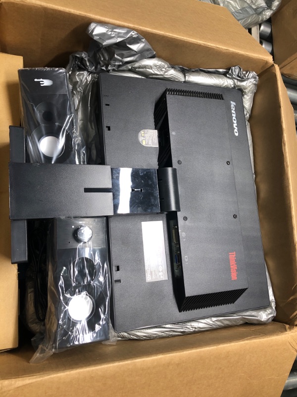 Photo 1 of Lenovo ThinkVision T22v-20 21.5" Full HD WLED LCD Monitor - 16:9 - Raven Black