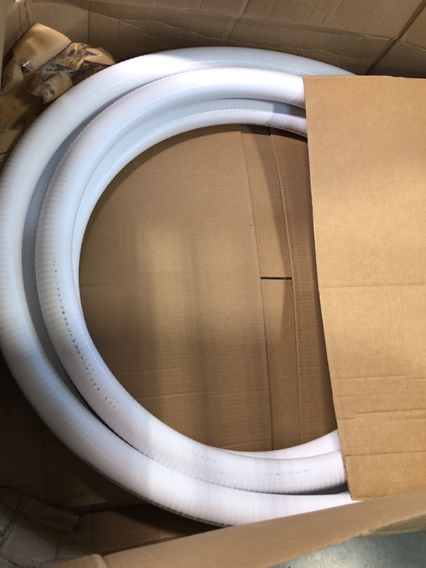 Photo 4 of (1" Dia. x 25 ft) - HydroMaxx® White Flexible PVC Pipe, Hose, Tubing for Pools, Spas and Water Gardens