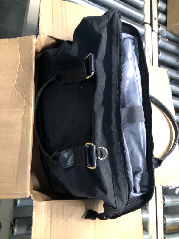 Photo 1 of Laptop Tote Bag for Women, Work Bag Large Leather Briefcase Waterproof Laptop Bag fits 15.6 Inch with USB Charging Port Business Tote Bag Casual Handbag Shoulder Bag Messenger Purse Black 2pcs Set 888-15.6 inch Black 2