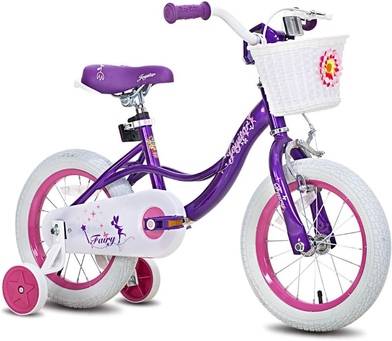 Photo 1 of 
JOYSTAR Fairy Girls Bike for Toddlers and Kids Ages 2-9 Year Old, 12-18-Inch Wheels, Training Wheels Included, Toddler Girl Bike