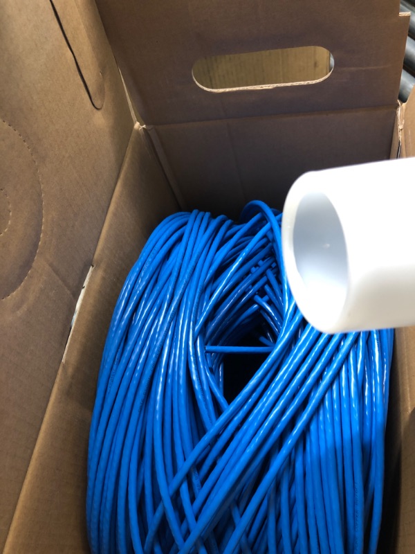 Photo 4 of Adoreen Cat 6 Ethernet Cable 40 ft-Blue, High Speed Internet Cable (6 Colors for Selection) Support POE Gigabit Cat6 Cat 5e Cat 5 Cable Long Flexible...