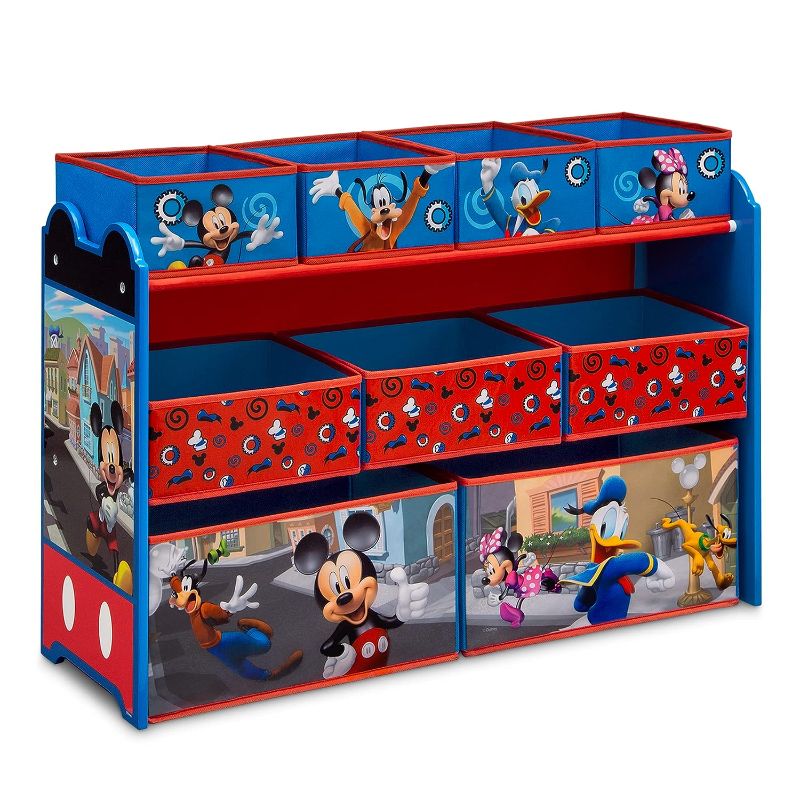 Photo 1 of 
Disney Mickey Mouse Deluxe 9 Bin Design and Store Toy Organizer by Delta Children
