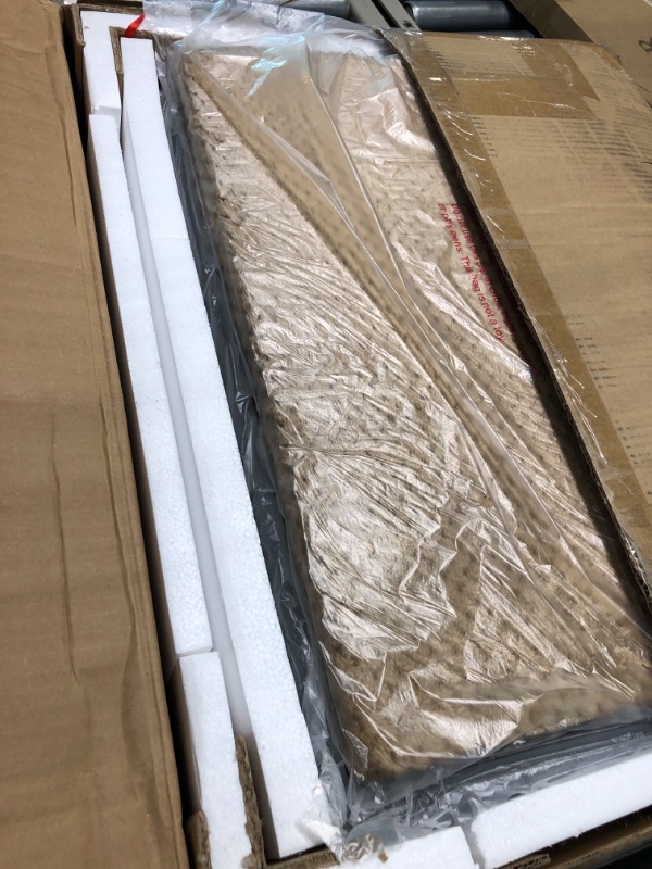 Photo 1 of unipaws Furniture Style Dog Crate with Cushion and Tray, Mesh Dog Kennels with Double Doors, End Table Dog House, Medium and Large Crate Indoor Use (Small, Rustic) Small Rustic