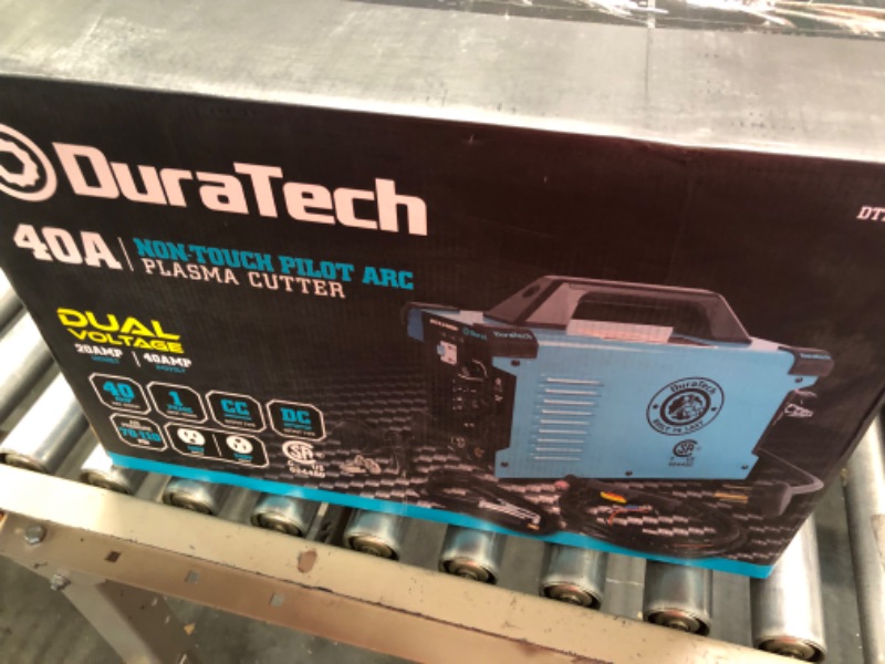 Photo 2 of 
DURATECH Plasma Cutter, Non-Touch Pilot Arc 120V/240V Dual Voltage Plasma Cutting Machine, 1/2 Inch Clean Cut, 40 Amp IGBT Inverter Plasma Cutter With CSA