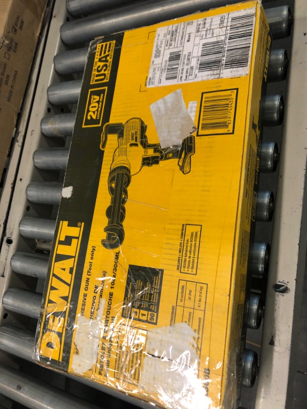 Photo 5 of ***ITEM DIFFERS FROM ITEM ON BOX*** DEWALT DC535 20V MAX* Cordless Caulking Gun, 10oz/300ml, Tool Only - DC535