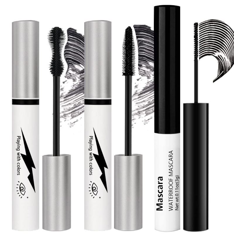 Photo 1 of 3 Different Classic Everyday Mascaras, Volume and Length,Long Lasting,Waterproof?[3-in-1] Mascara *3; Black #-0727081
