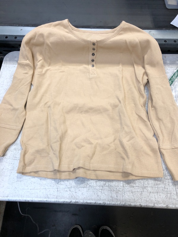 Photo 1 of Beige Long Sleeve Top Large 