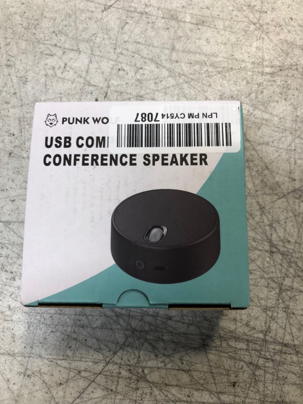 Photo 3 of PUNKWOLF USB Computer Speakers, USB Conference Microphone, 360° Omnidirectional Mic Pick Up Voice, 3 Sound Modes, Noise Cancelling Speakers for Video Meeting, Skype, Zoom, Gaming, Plug & Play
