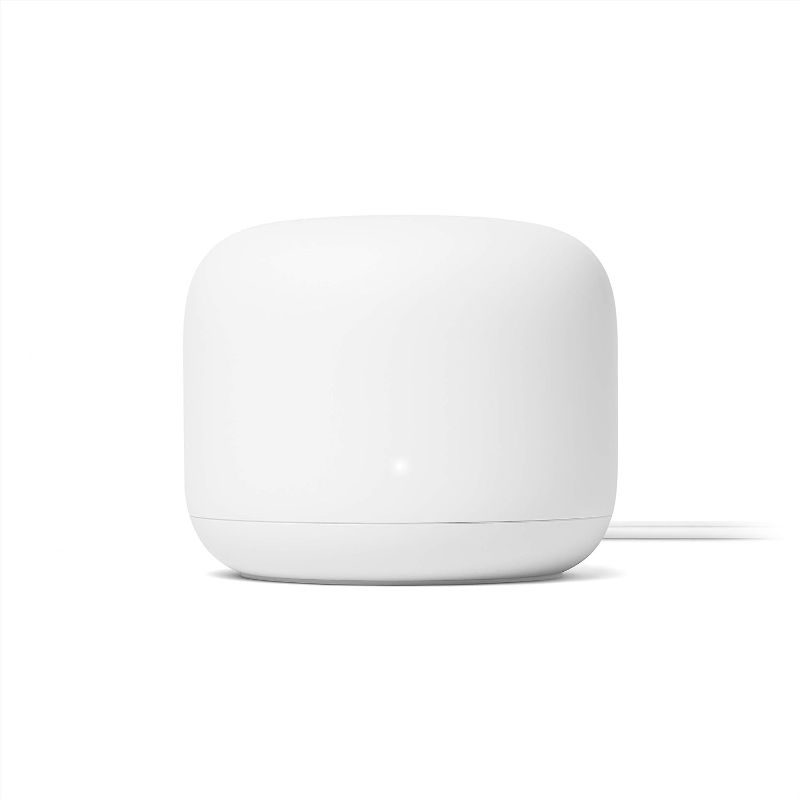 Photo 1 of Google Nest Wifi -  AC2200 - Mesh WiFi System -  Wifi Router - 2200 Sq Ft Coverage - 1 pack
