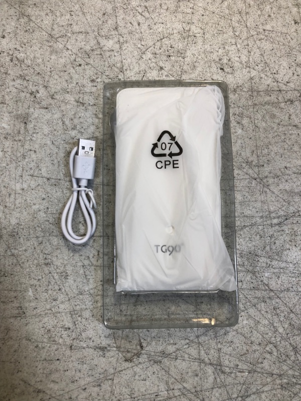 Photo 2 of TG90° Portable Charger with Built in Cable, 10000mah Power Bank Type C USB C Cell Phone Thin Slim Lightweight Travel Tiny Charger Backup Battery Pack Compatible with Smartphones and All USB-C Devices
