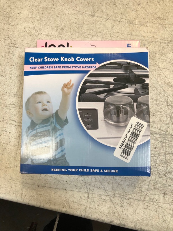 Photo 3 of Clear Stove Knob Covers (5 Pack) Child Safety Guards, Durable Design - Baby Proof - Jool Baby