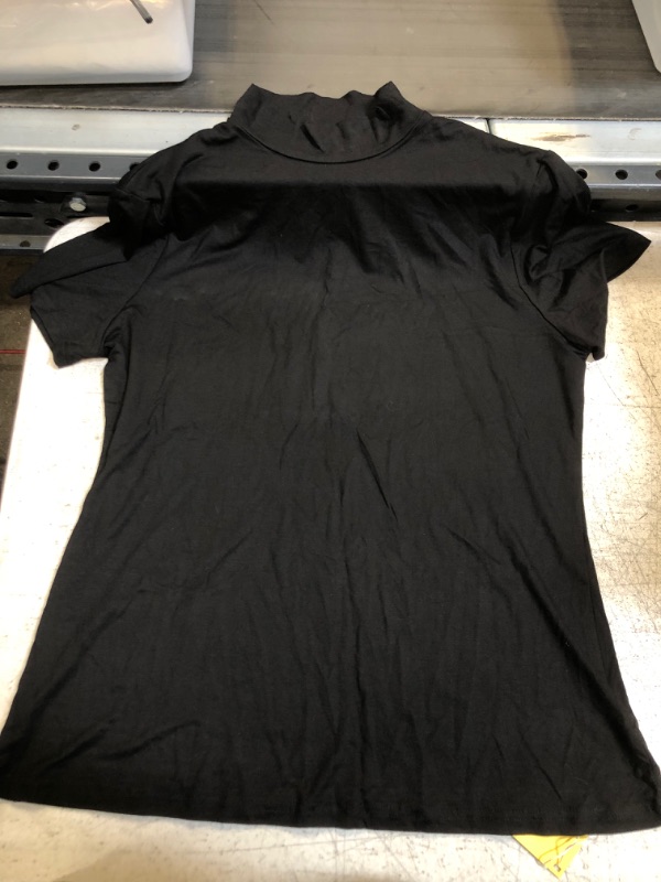 Photo 1 of Black Mock Neck Shirt XXL