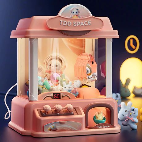 Photo 1 of Kawaii Mini 'TDD SPACE' Claw Machine Toy
