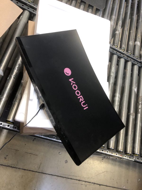 Photo 1 of KOORUI 24-Inch Curved Computer Monitor- Full HD 1080P 75Hz Gaming Monitor 1800R LED Monitor HDMI VGA, Tilt Adjustment, Eye Care, Black 24N5C 24N5C/75Hz