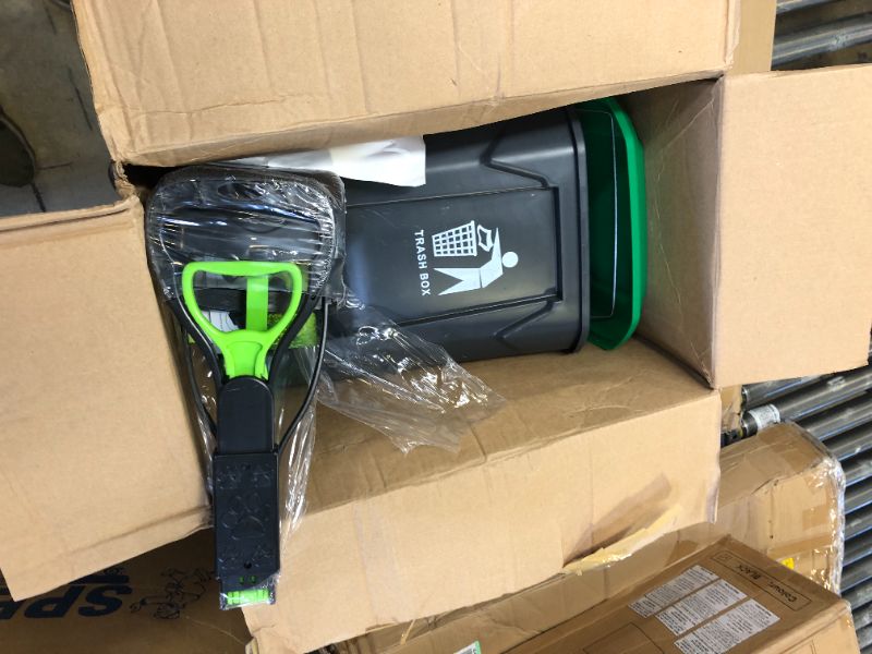 Photo 1 of TIMINGILA Dog Pooper Scooper,Adjustable Stainless Metal Long Handle Pooper Scooper for Large and Small Dogs, Easy to Use Detachable Rake and Tray Set for Pets, Great for Lawns, Grass, Dirt, Gravel Neon Green