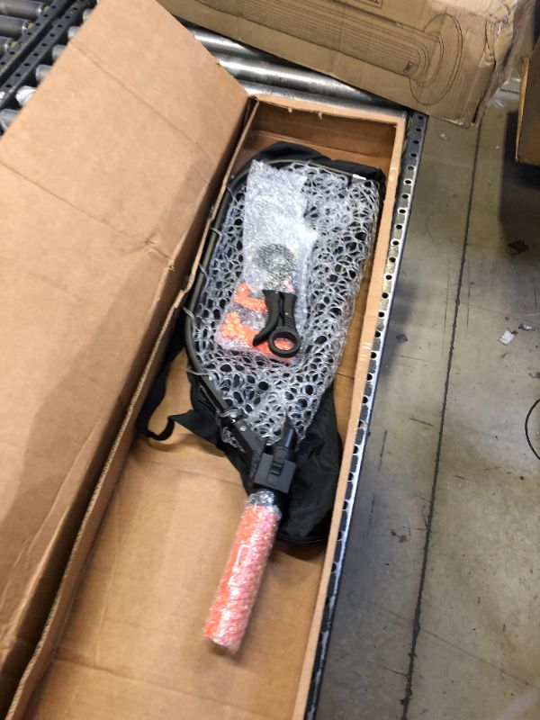 Photo 3 of KastKing Brutus Fishing Net, Foldable Extendable Fish Landing Net, Lightweight & Portable Fishing Net with Soft EVA Foam Handle, Holds up to 44lbs/20KG, Fish-Friendly Mesh for a Safe Release K: Silicone net combo - Hoop Size: 20''- 16''- 10''