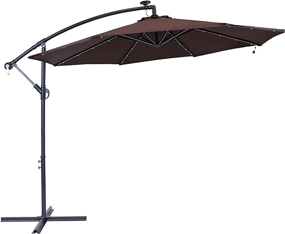 Photo 1 of 10 FEET OFFSET HANGING CANOPY BROWN 