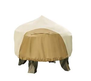 Photo 1 of 30 in. Round Outdoor Patio Fire Pit Cover
