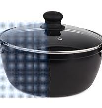 Photo 1 of 4 Quart Nonstick Pot with Lid