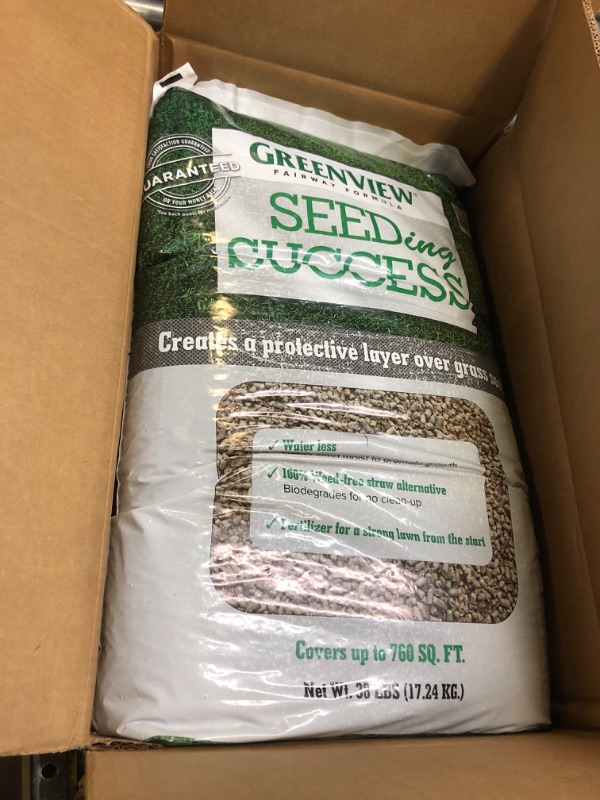 Photo 2 of 38 lbs. Fairway Formula Seeding Success Biodegradable Mulch with Fertilizer