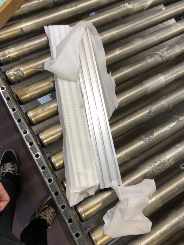 Photo 2 of 2PCS 20 Series T Slot 2060 Aluminum Extrusion Profile 19.7'',European Standard Anodized Linear Rail for 3D Printer Parts and CNC DIY 500mm Silver(19.7inch) Silver 2PCS 500mm(19.7'')