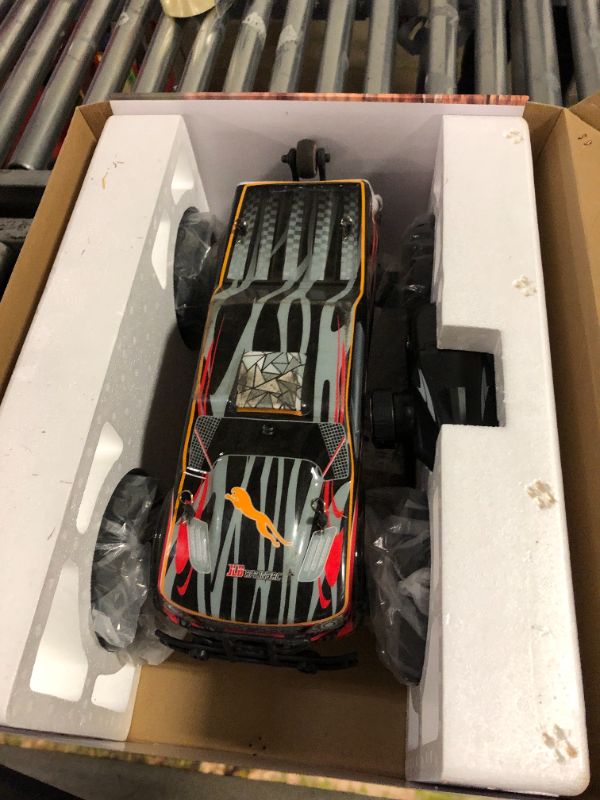 Photo 2 of 1:10 Scale Remote Control Car Truck, 80+ KM/H High Speed RTR RC Truck, 2.4GHZ Radio Controlled Electric RC Car, 4WD 4x4 Off Road Monster Truck for Adults, IPX7 Waterproof Racing Vehicle Truck