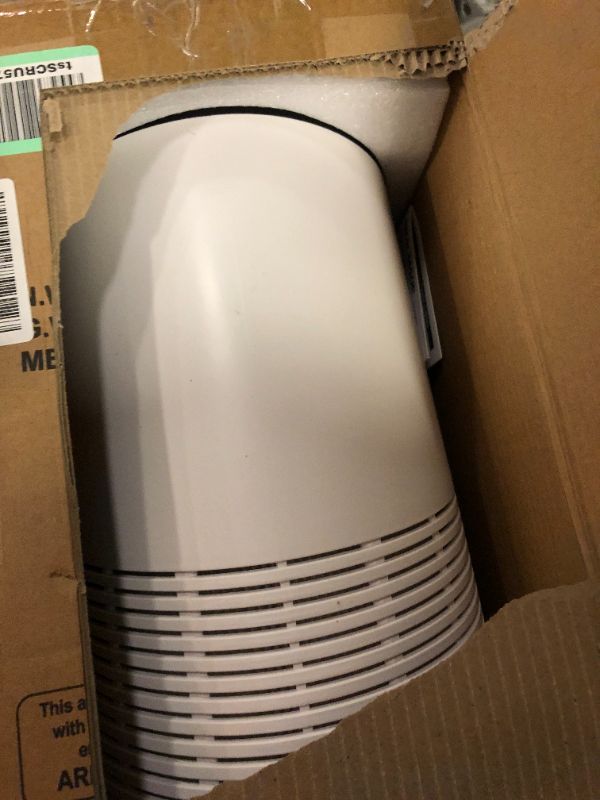 Photo 1 of Air Purifiers for Home Large Room Up To 1076 sq.ft,REALMADE H13 True HEPA Air Filter for Pets Dander, Dust, Smoke, Smell with 3 Speeds, 4 Timers, PM 2,5 Monitor Air Purifiers for Bedroom RM300-WHITE