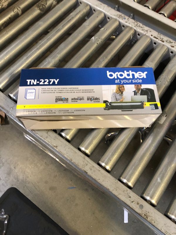 Photo 2 of Brother Genuine TN227Y, High Yield Toner Cartridge, Replacement Yellow Toner, Page Yield Up to 2,300 Pages, TN227, Amazon Dash Replenishment Cartridge, 15.3 x 4.1 x 6.1 inches