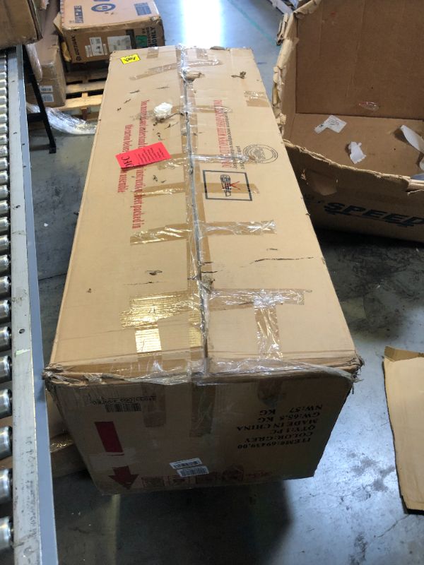 Photo 1 of Christopher Knight Home Keyser Sofa, Gray + Gold