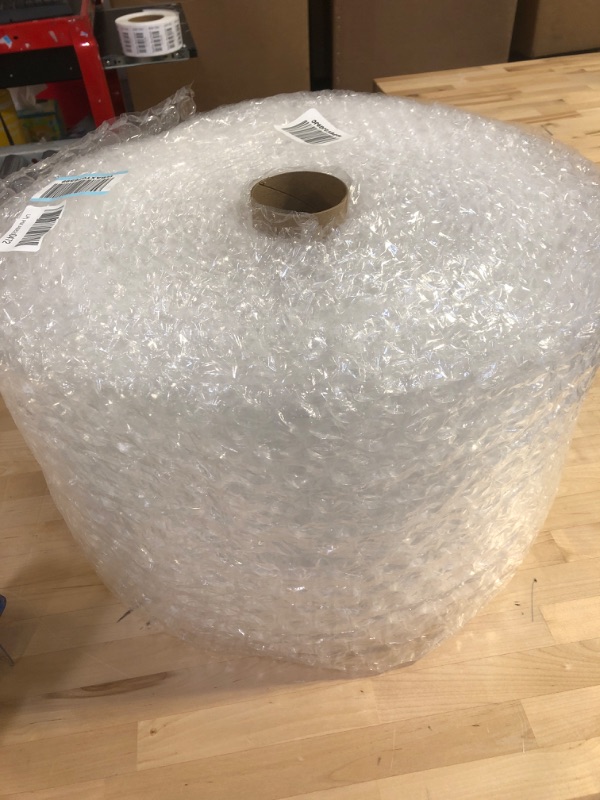 Photo 2 of Amazon Basics Perforated Bubble Cushioning Wrap - Medium 5/16", 12-Inch x 100-Foot Long Roll