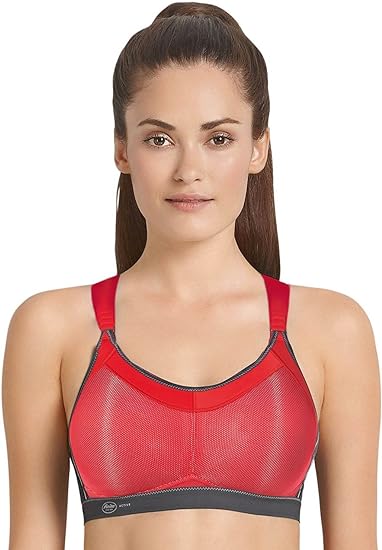 Photo 1 of Anita Active Momentum Pro Wire Free Sports Bra (5539) 40B/Red
