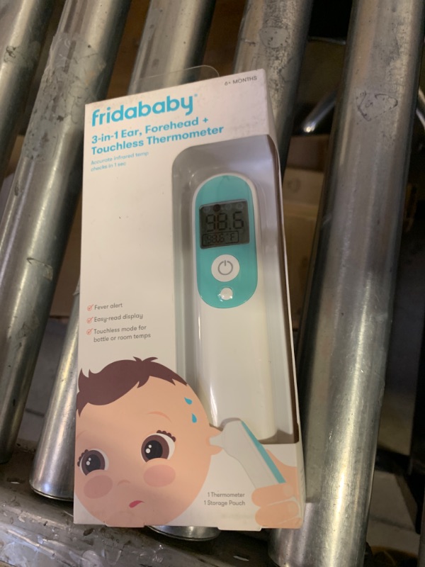 Photo 2 of Frida Baby Infrared Thermometer 3-in-1 Ear, Forehead + Touchless for Babies, Toddlers, Adults, and Bottle Temperatures,Digital