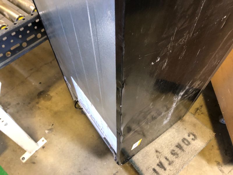 Photo 5 of 7.3 cu. ft. 2-Door Mini Fridge in Platinum Steel with Freezer
