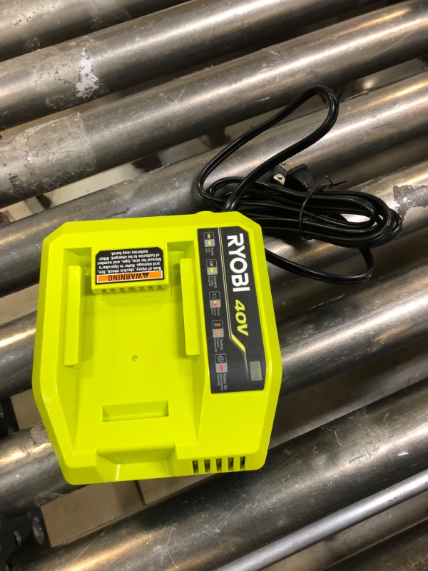 Photo 2 of RYOBI 40-Volt Lithium-Ion Quick Charger